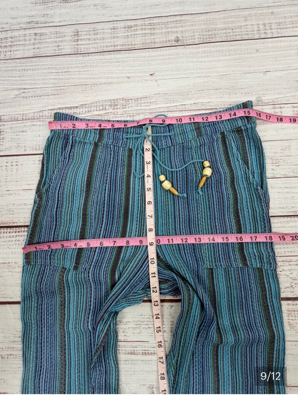 Sundance Women's
Bakari Ocean Striped pants Gauze size small - Picture 2 of 5